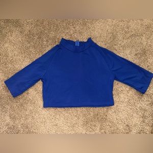 Blue T-shirt. Size Medium, Dark navy blue. Tag still attached